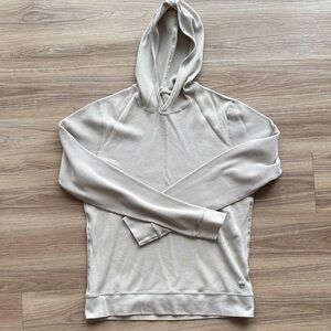 Vuori Men's Cream Waffle Hoodie